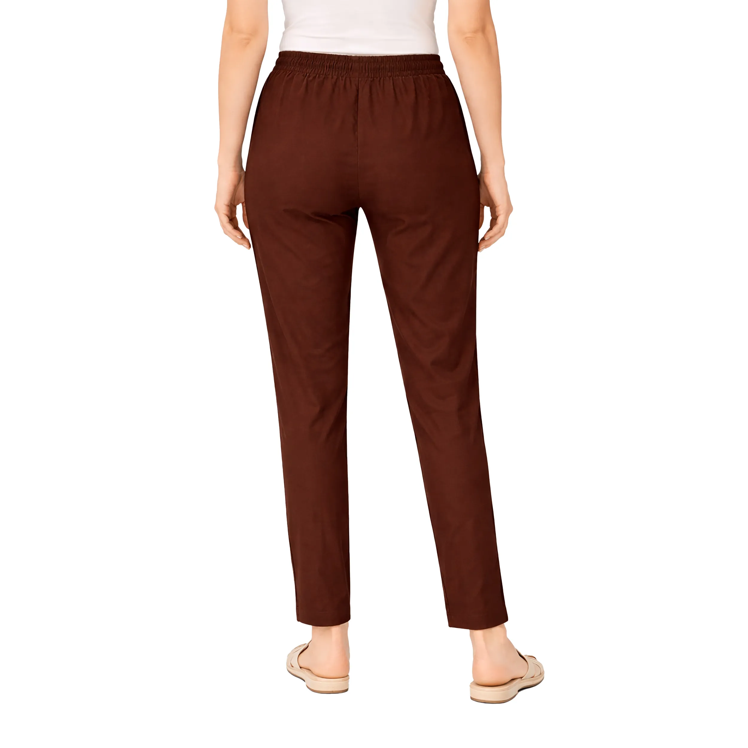 Women Mid-Rise Tapered Fit Pants