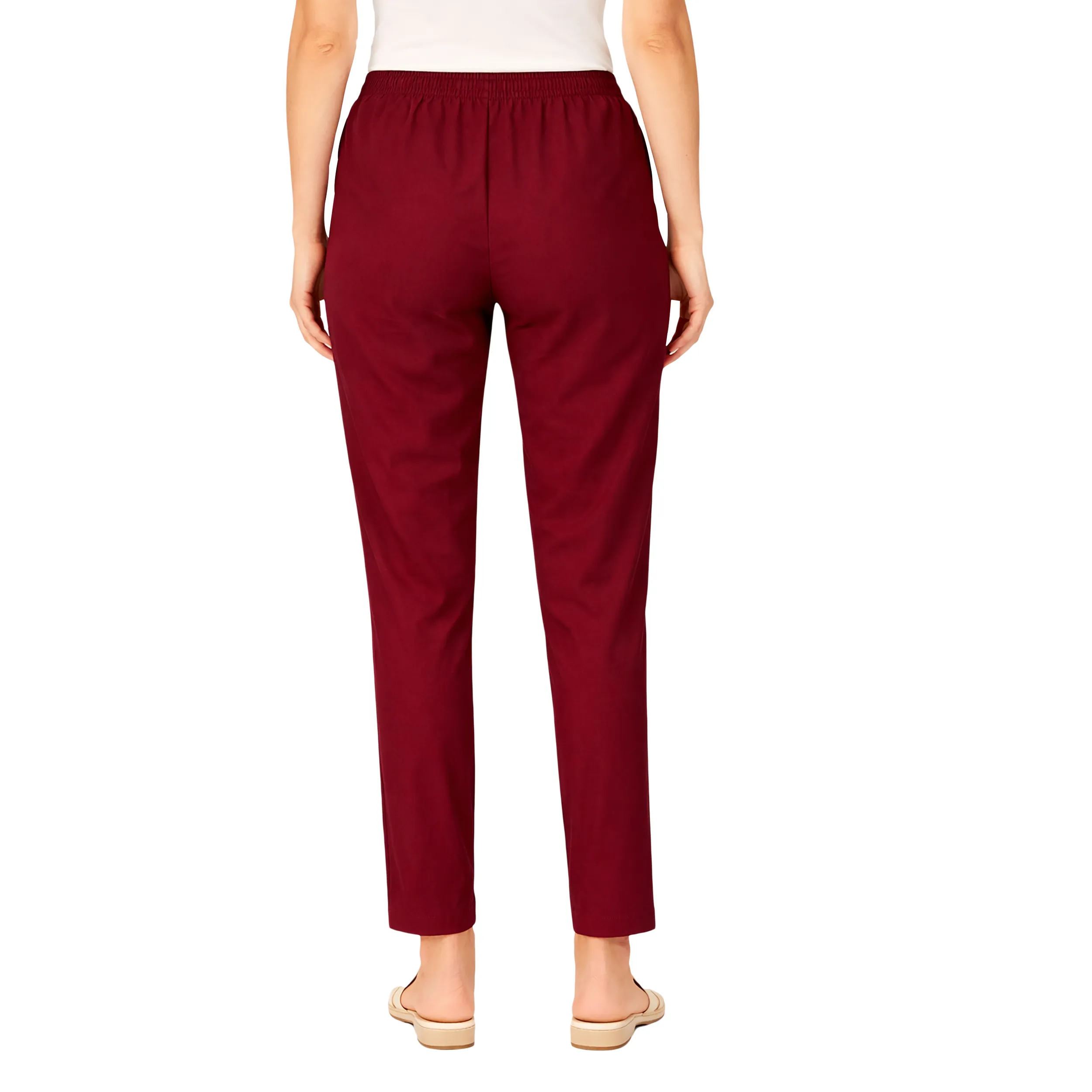 Women Mid-Rise Tapered Fit Pants