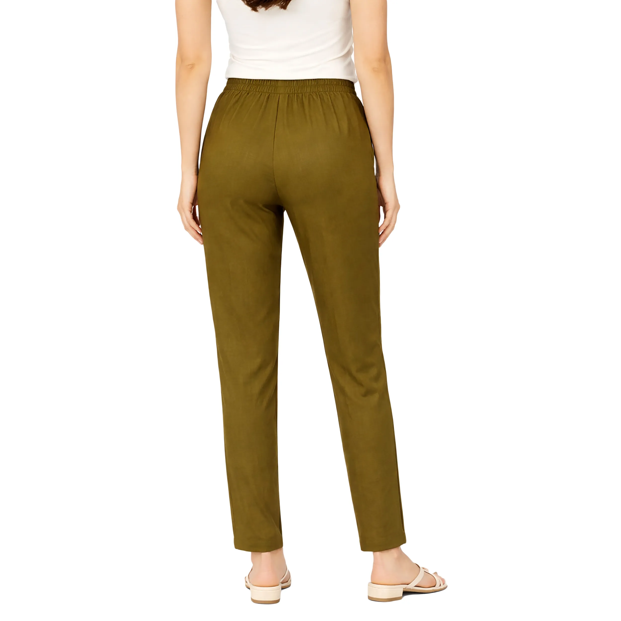 Women Mid-Rise Tapered Fit Pants