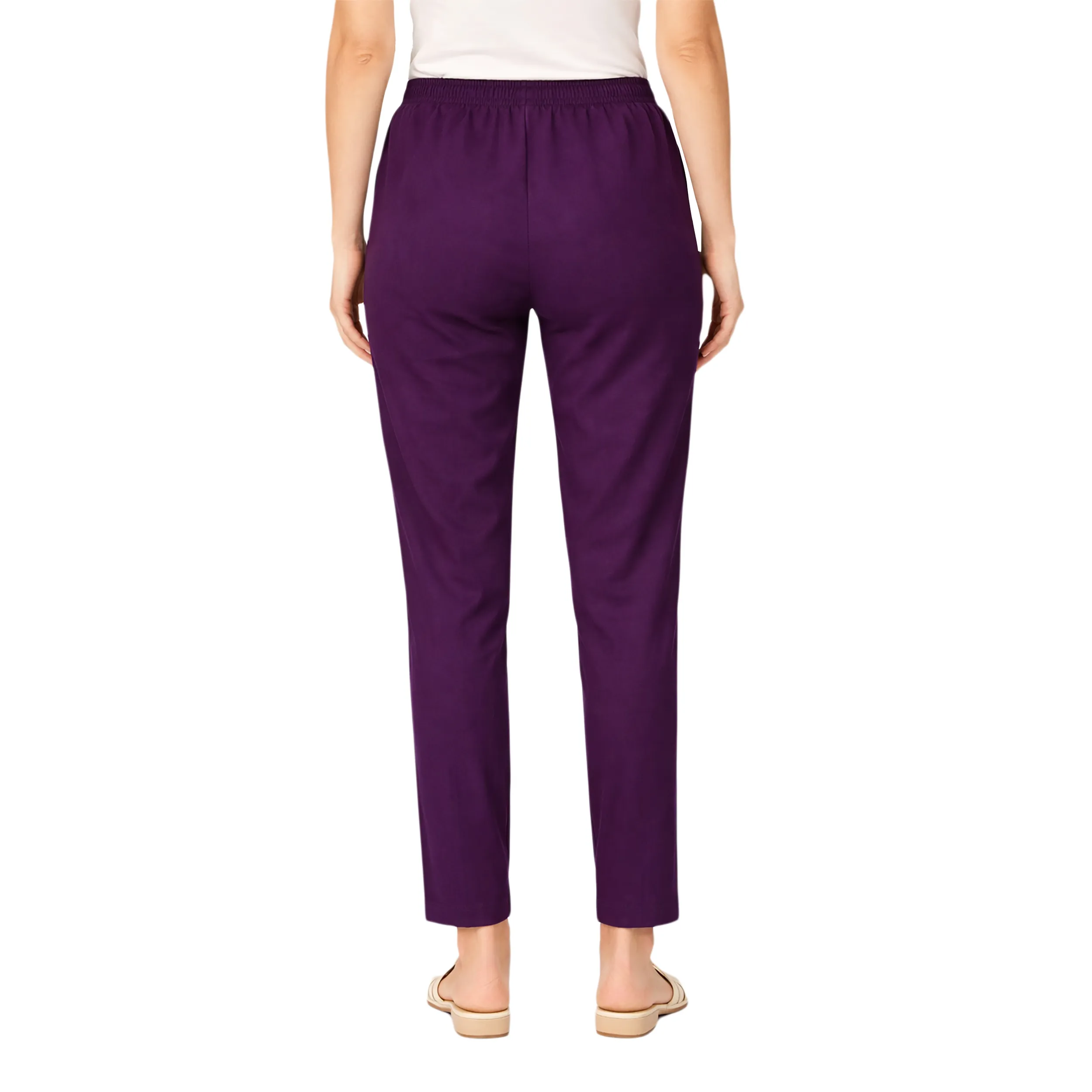 Women Mid-Rise Tapered Fit Pants
