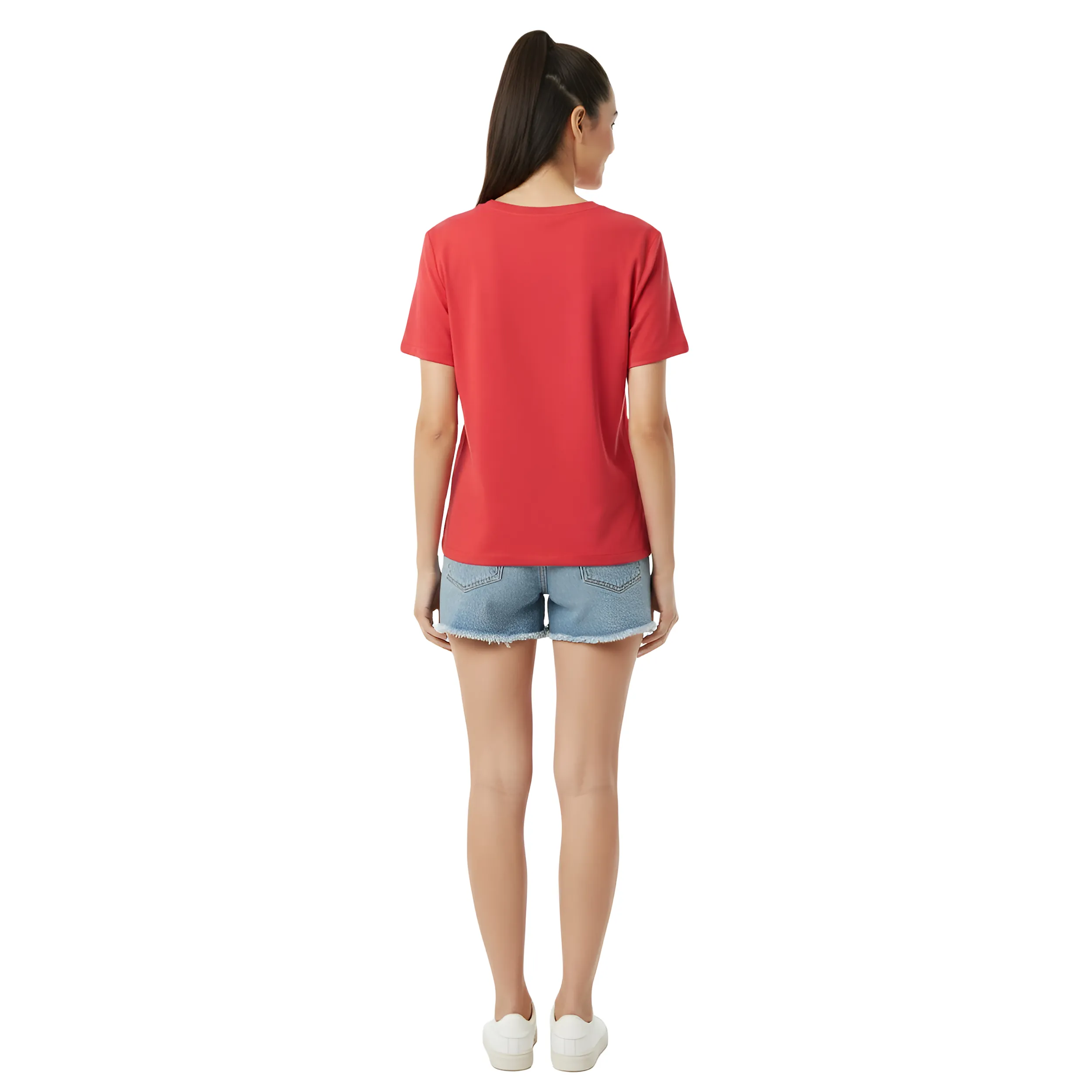 Women Wings Stone Work Box Fit T-Shirt