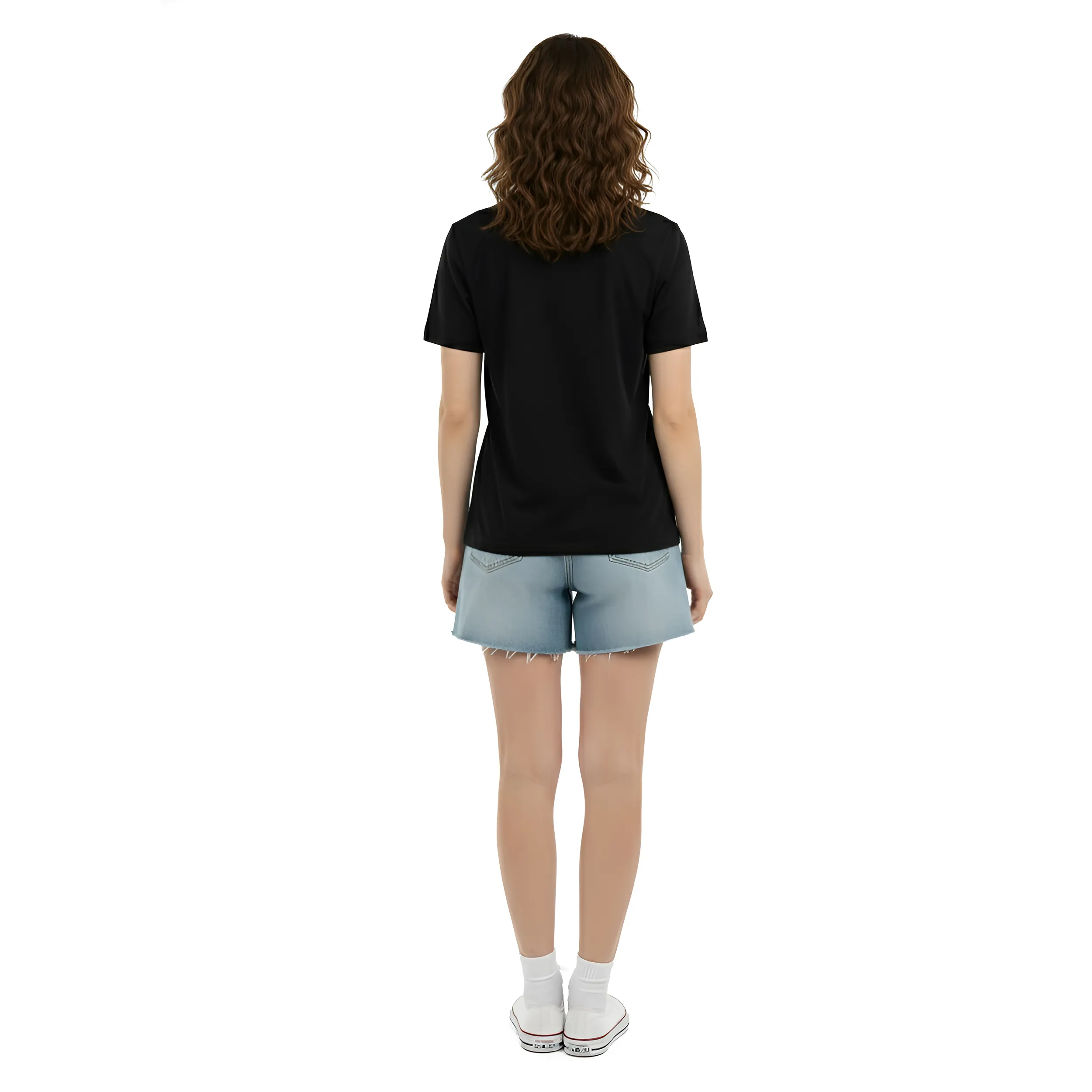 Women Unicorn Embroidery Patch Box Fit T-Shirt