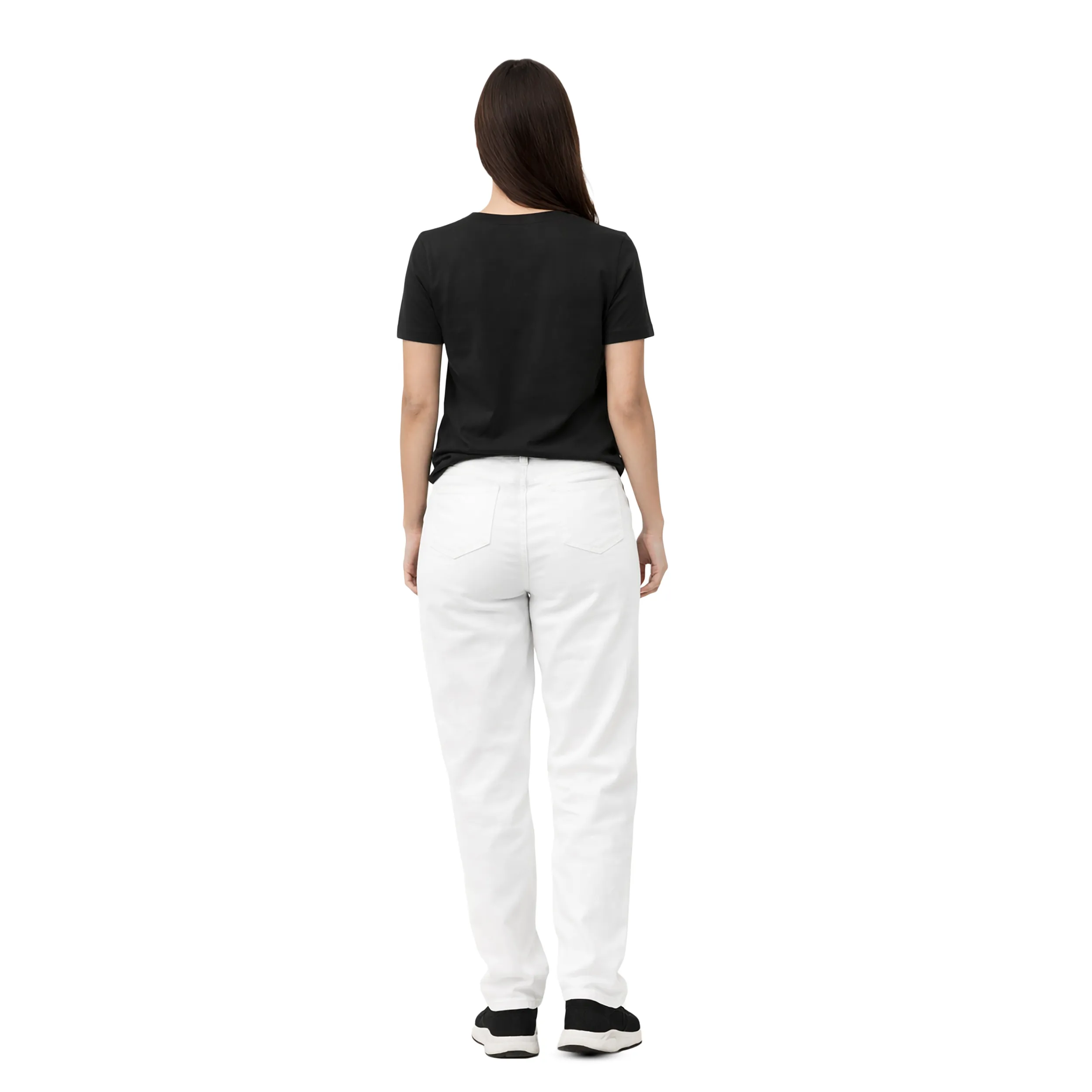 Printed Round Neck T-Shirt Regular Short Sleeve Top for Everyday Wear
