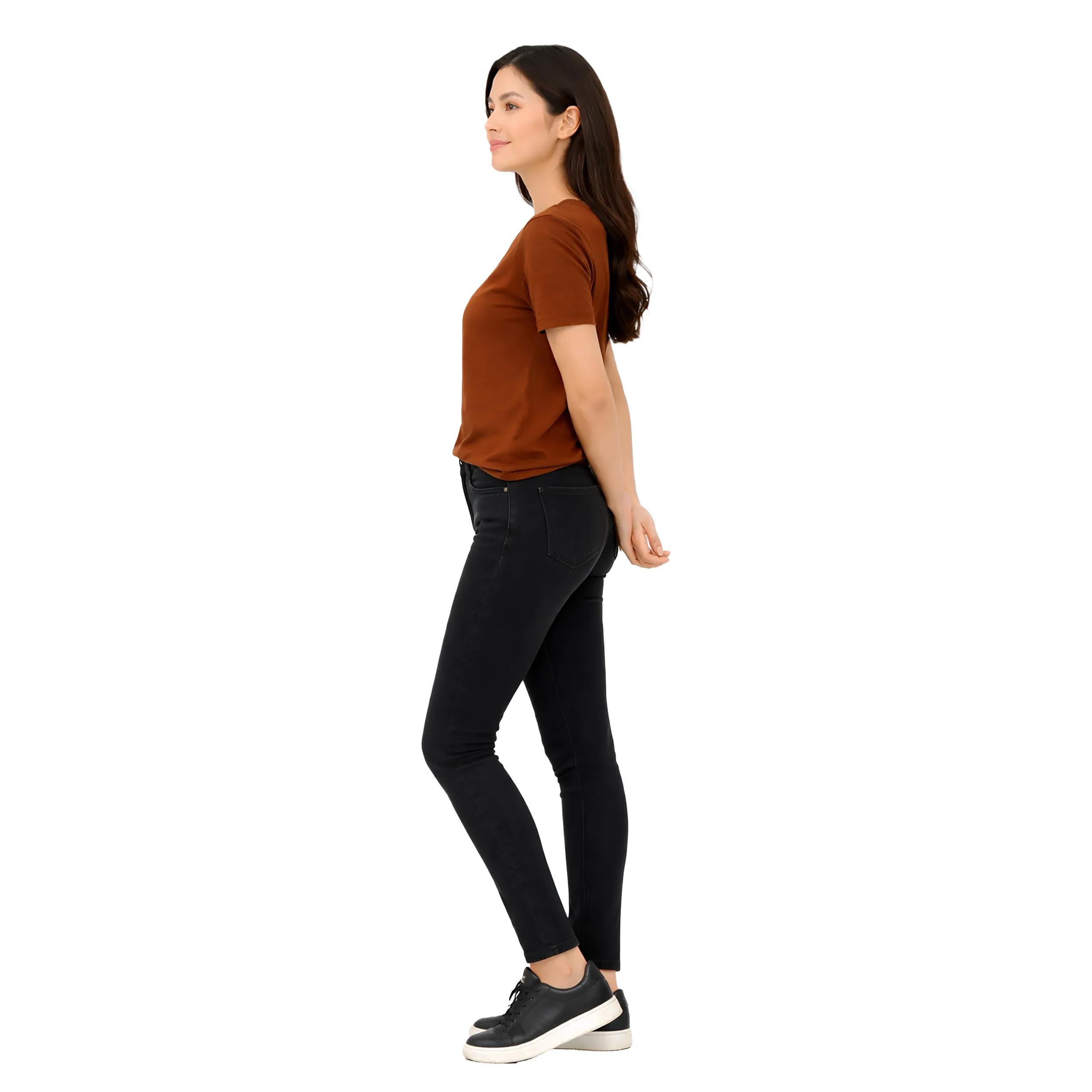 Printed Round Neck T-Shirt Regular Short Sleeve Top for Everyday Wear