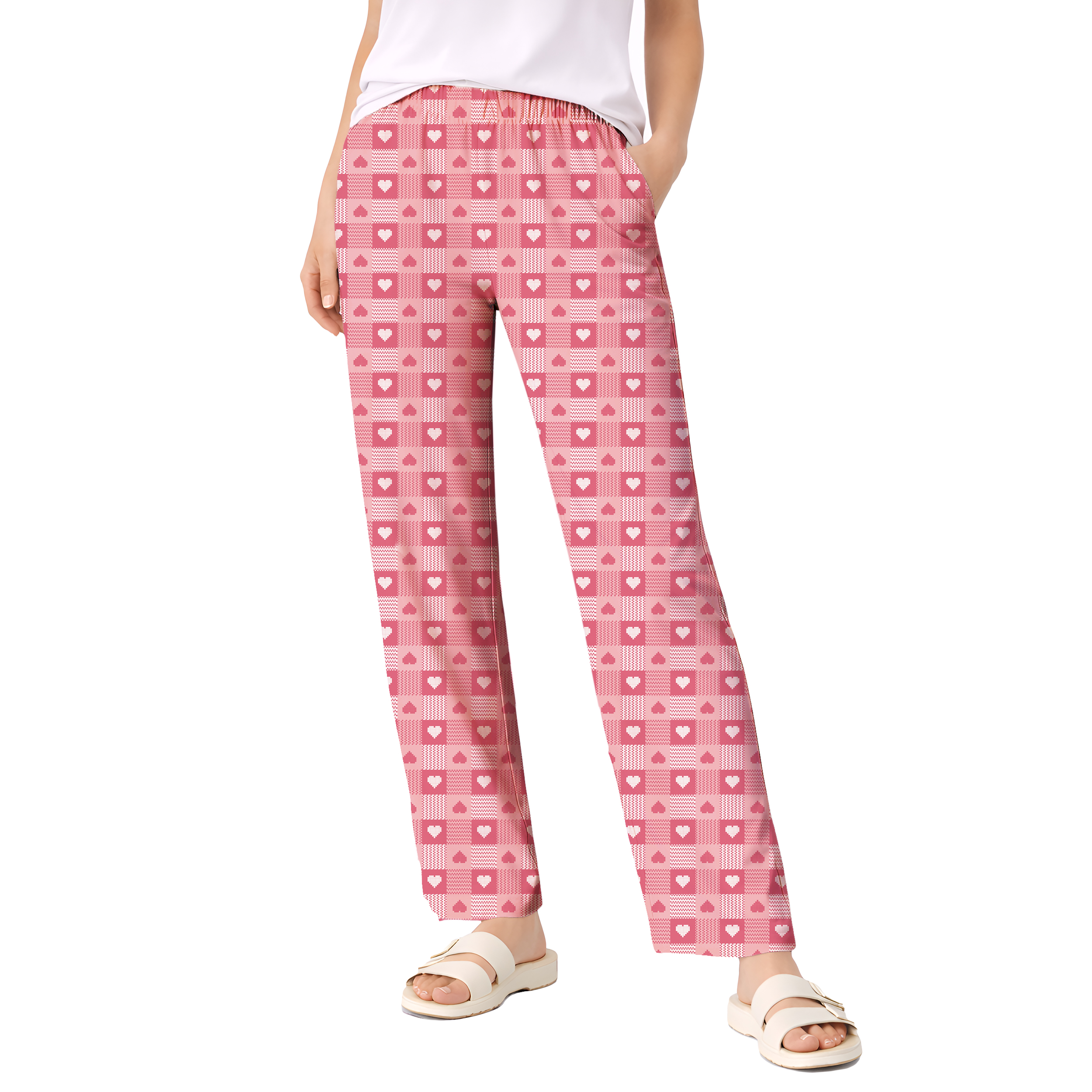 Women Printed Nightwear Set | Soft Cotton Blend T-shirt & Pyjama Set | Relaxed Fit Sleepwear