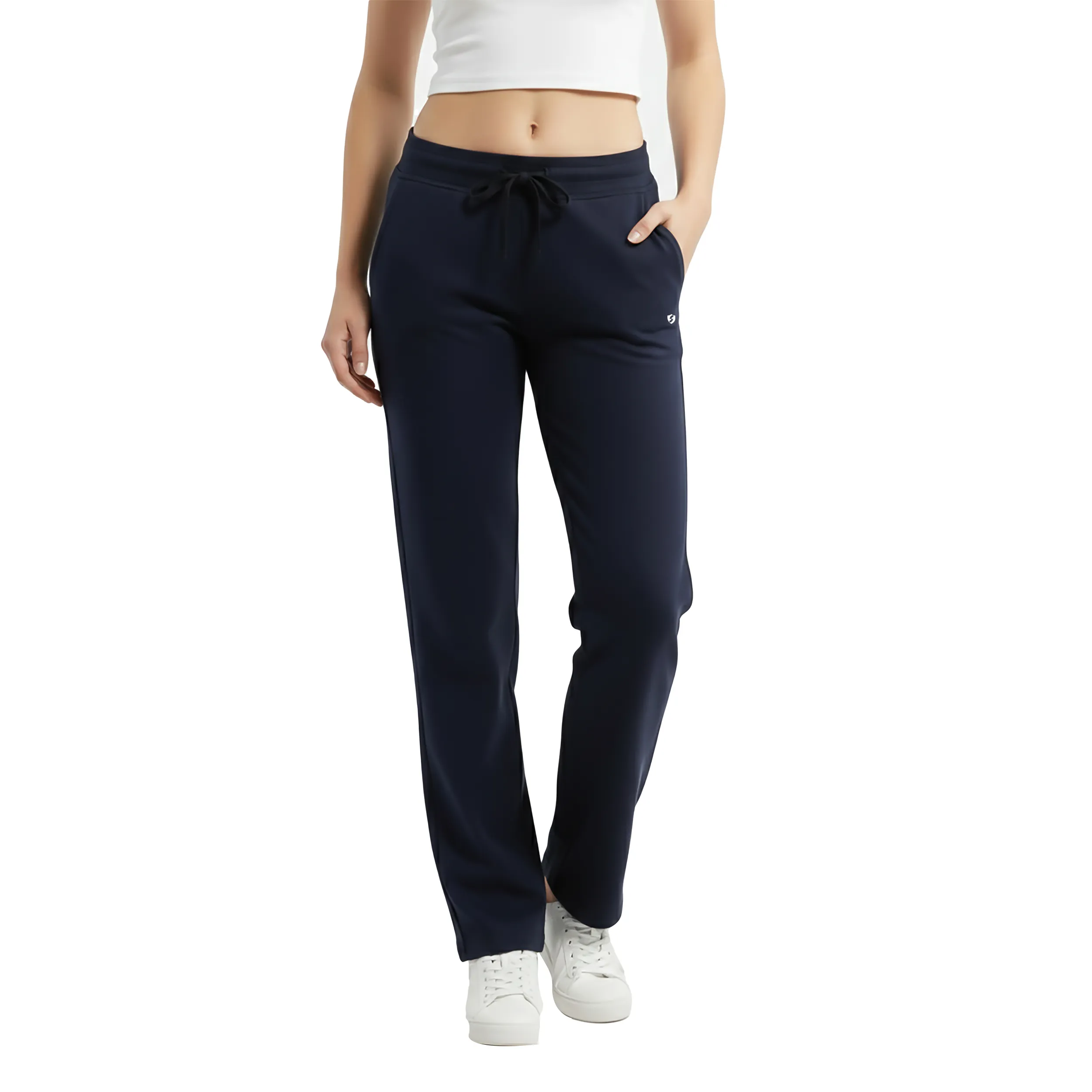 Super Combed Cotton Elastane Stretch Relaxed Fit Trackpants With Side Pockets