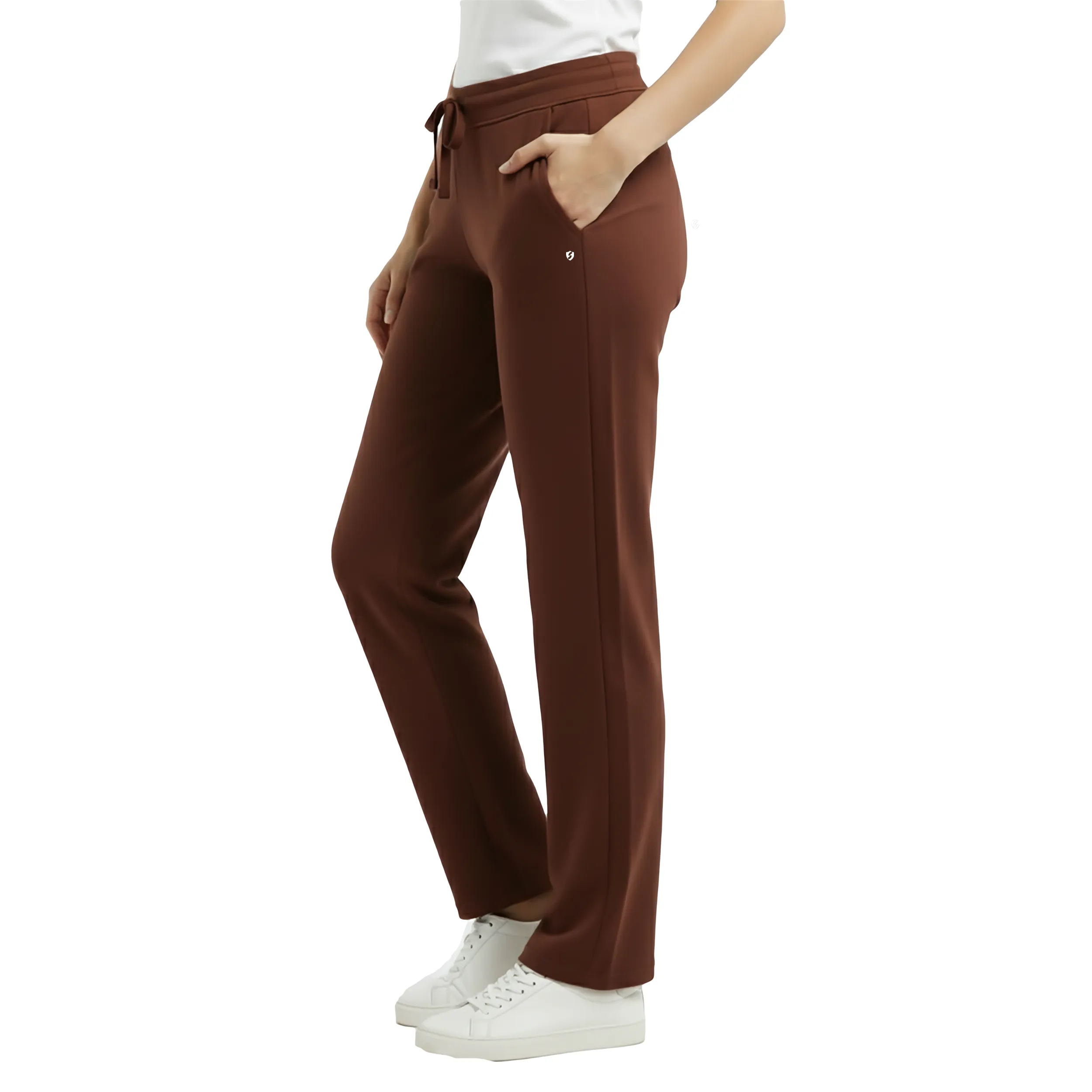 Super Combed Cotton Elastane Stretch Relaxed Fit Trackpants With Side Pockets