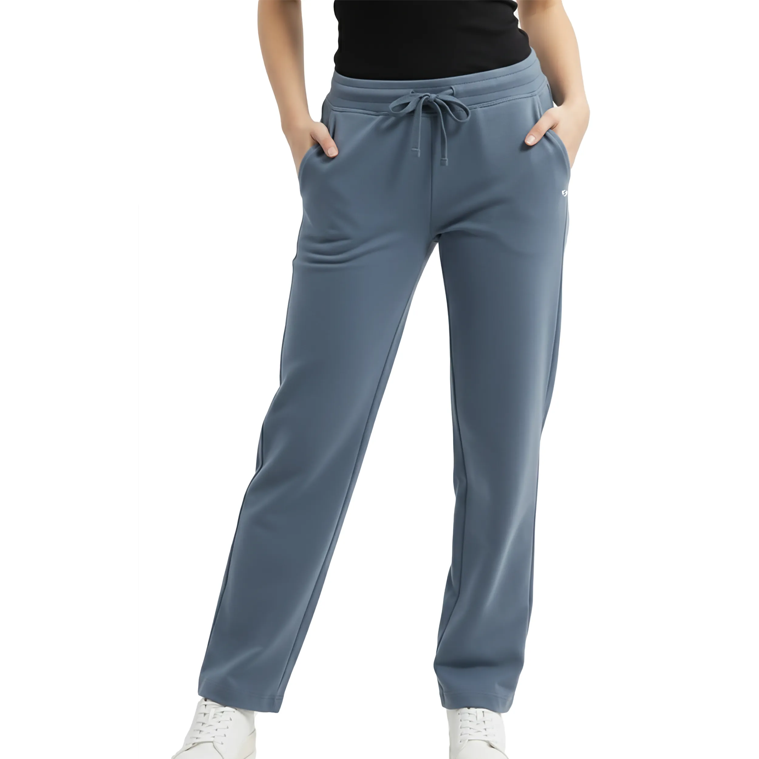 Super Combed Cotton Elastane Stretch Relaxed Fit Trackpants With Side Pockets