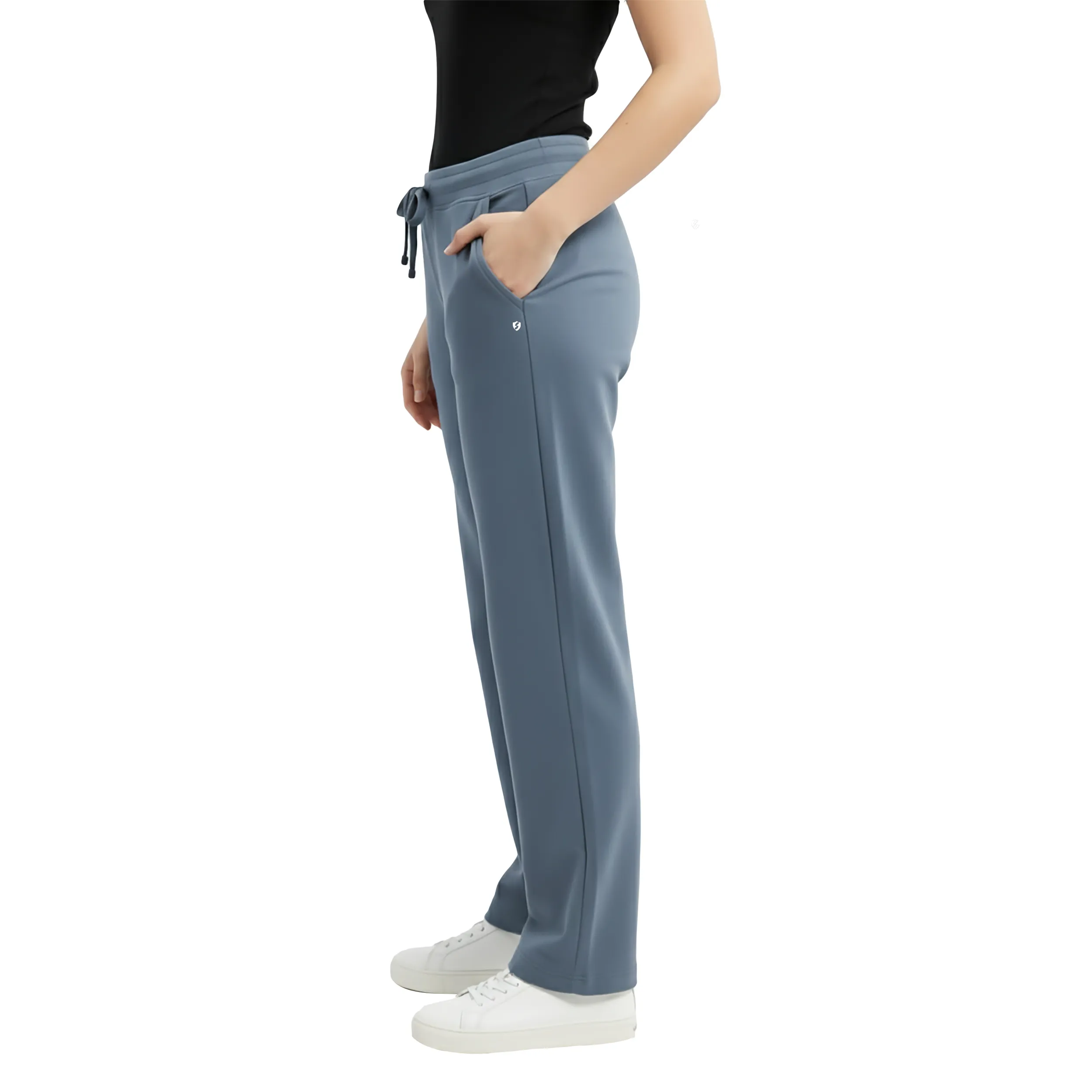 Super Combed Cotton Elastane Stretch Relaxed Fit Trackpants With Side Pockets