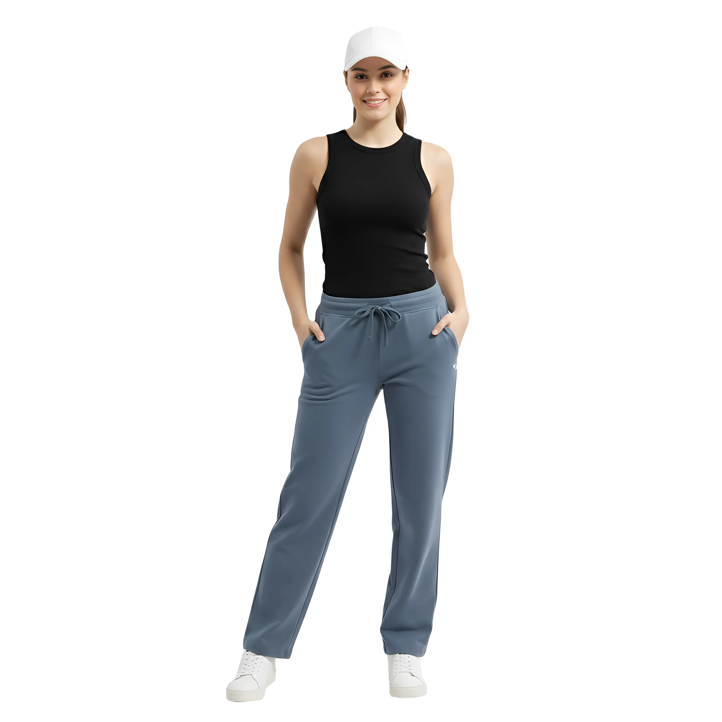 Super Combed Cotton Elastane Stretch Relaxed Fit Trackpants With Side Pockets