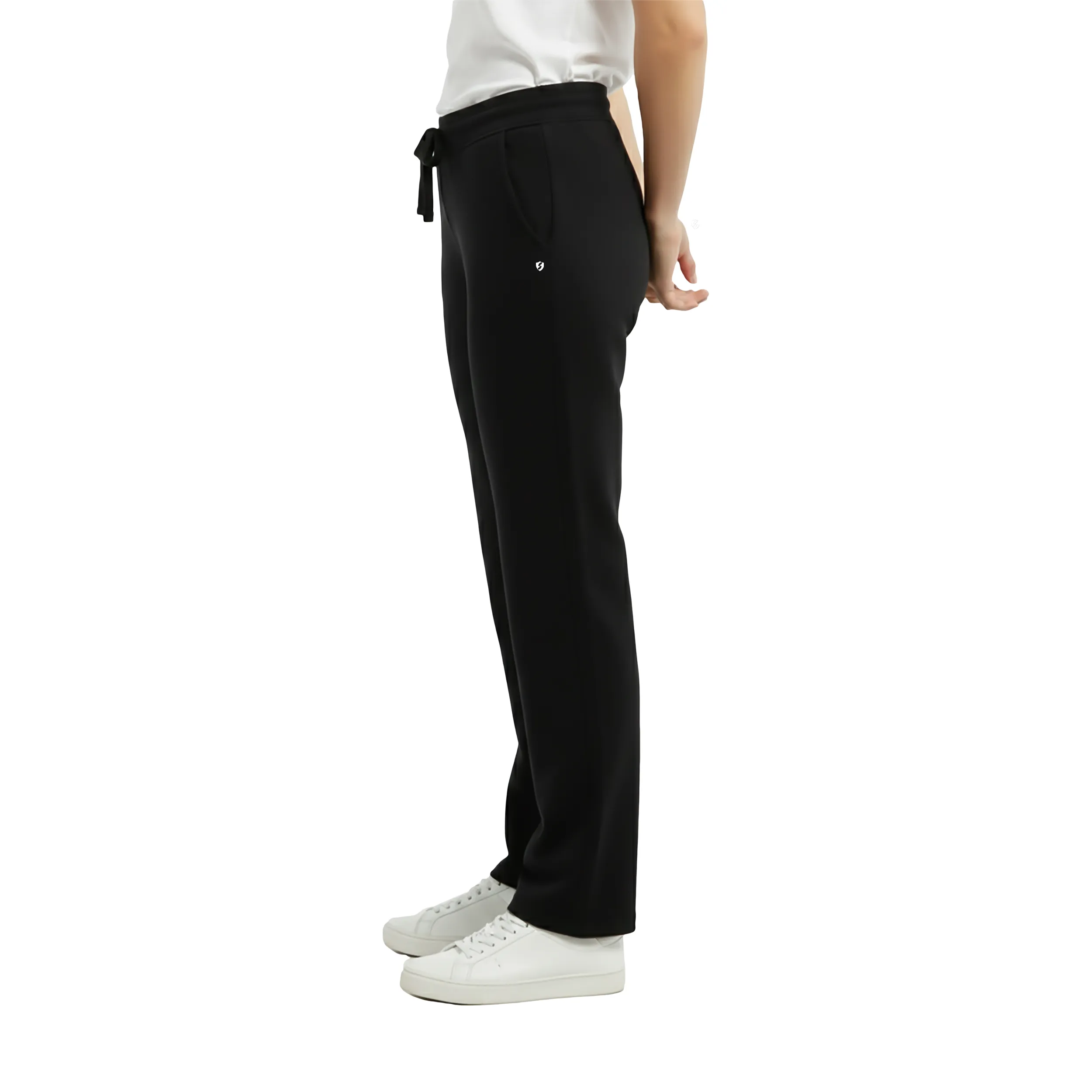Super Combed Cotton Elastane Stretch Relaxed Fit Trackpants With Side Pockets