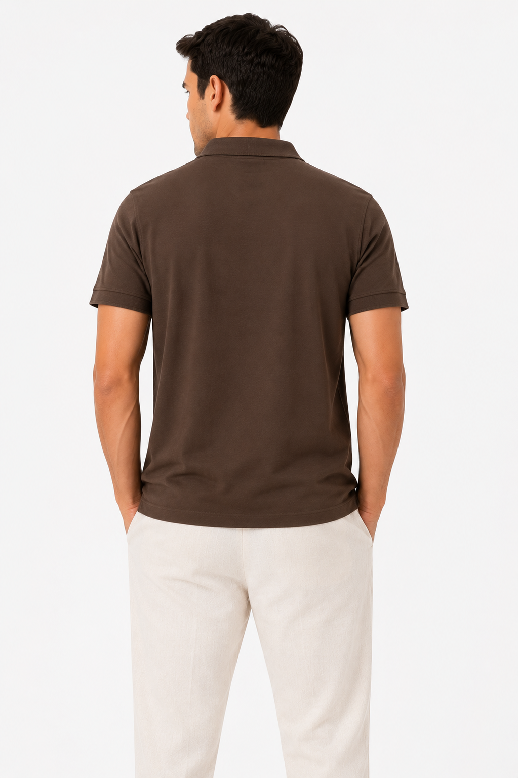 Men Premium Solid Pique Polo T-Shirt
