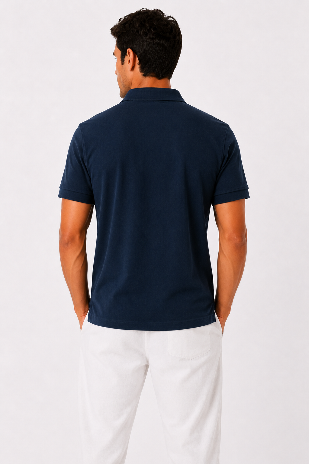 Men Premium Solid Pique Polo T-Shirt