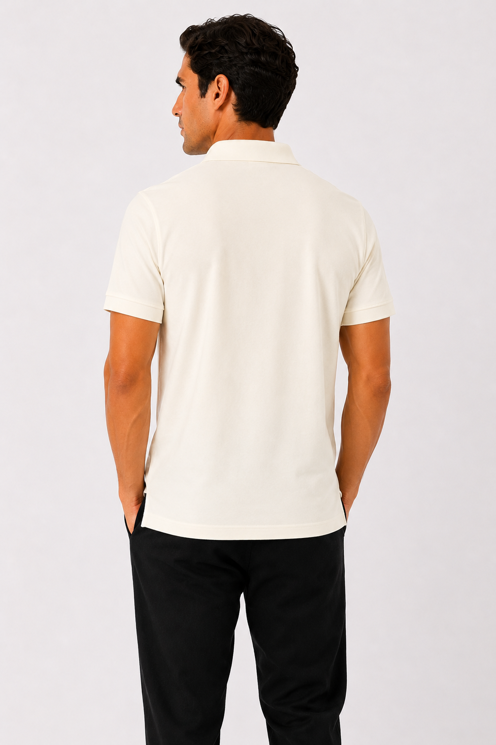 Men Premium Solid Pique Polo T-Shirt