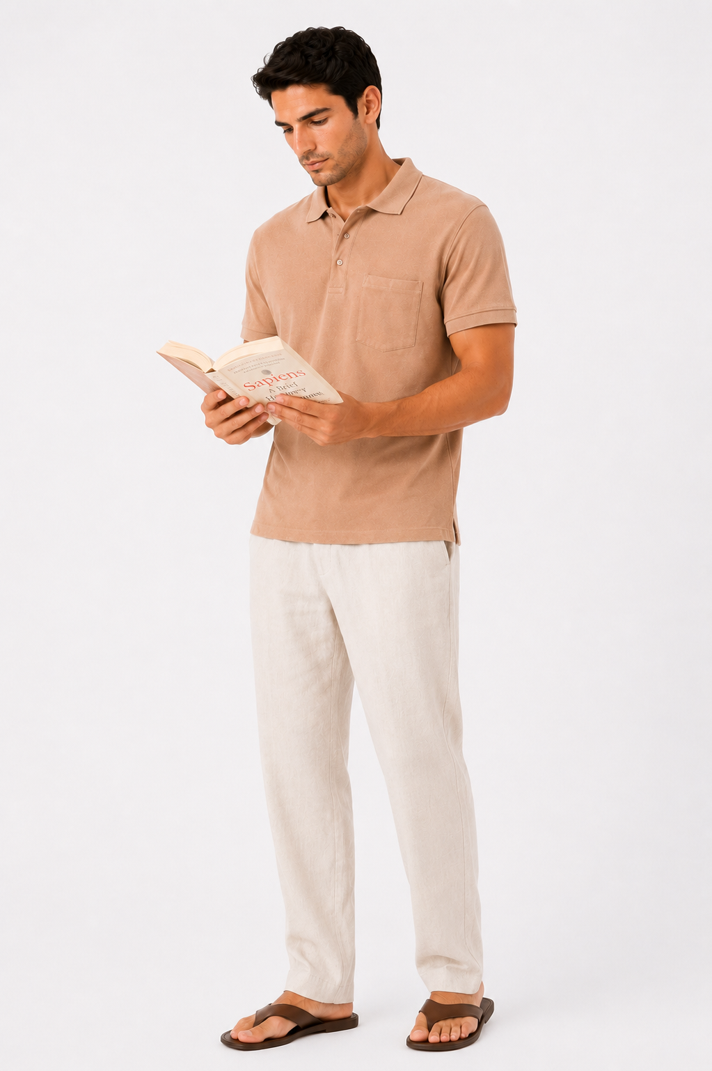 Men Premium Solid Pique Polo T-Shirt