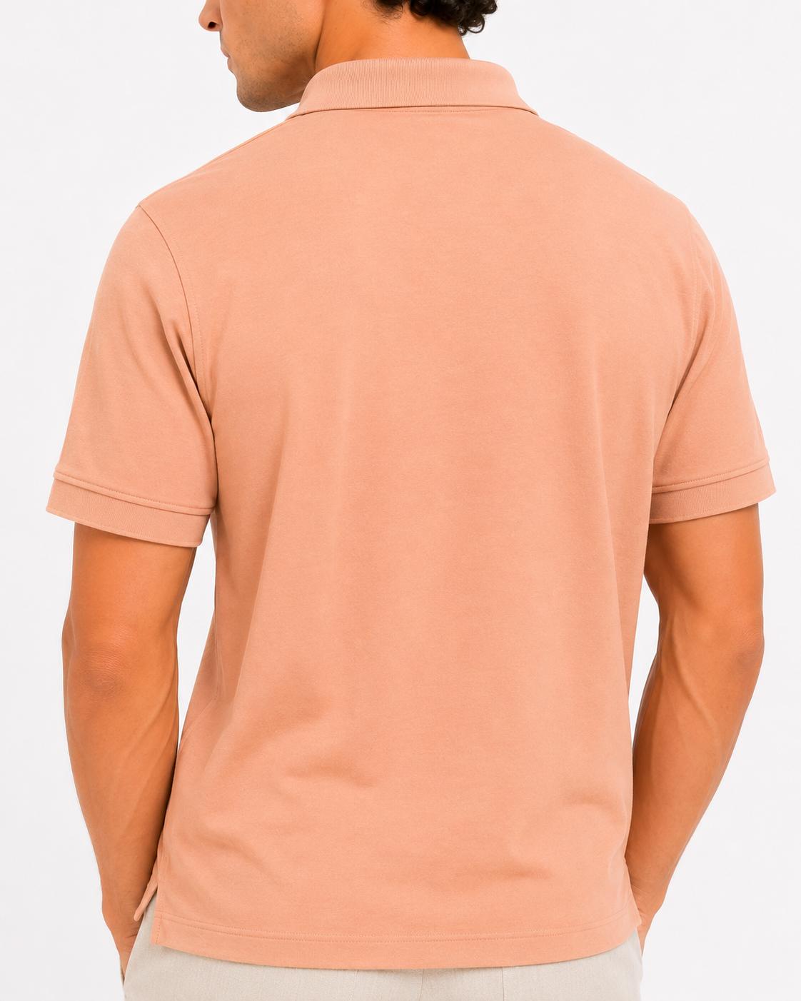 Men’s Premium Solid Polo T-Shirt Classic Fit Cotton Blend Casual Collar Tee