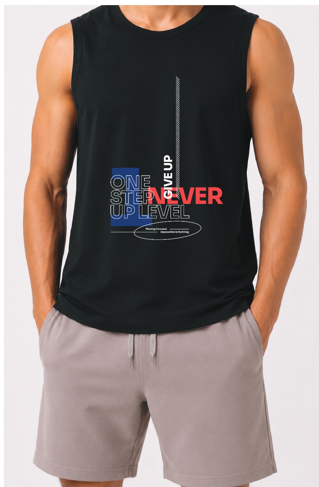 Men Graphic Printed Muscle Tank