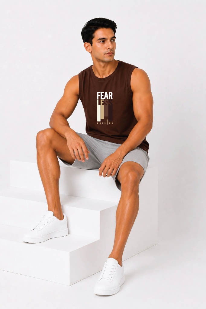 Men Graphic Printed Muscle Tank
