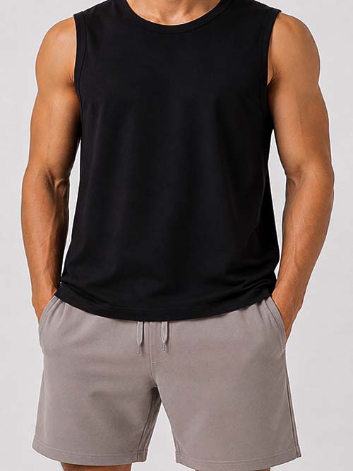 Men's Essential Solid Muscle Fit Tank Top