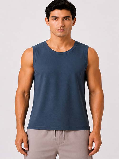 Men's Essential Solid Muscle Fit Tank Top