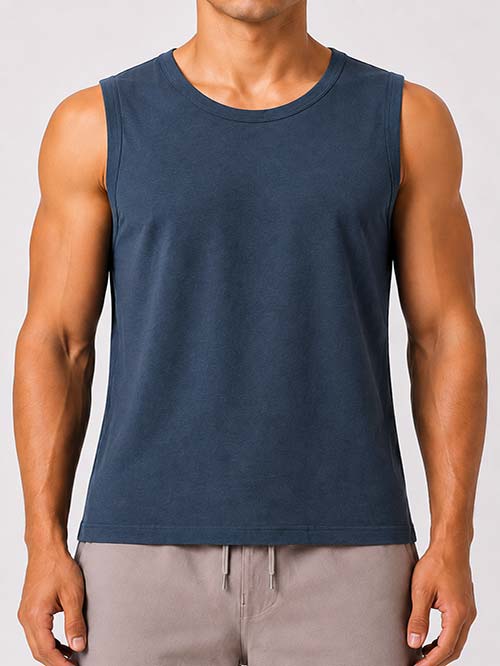 Men's Essential Solid Muscle Fit Tank Top