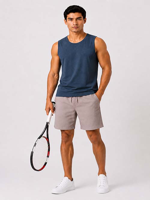 Men's Essential Solid Muscle Fit Tank Top