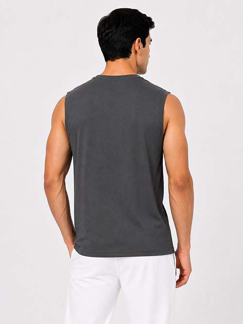 Men's Essential Solid Muscle Fit Tank Top