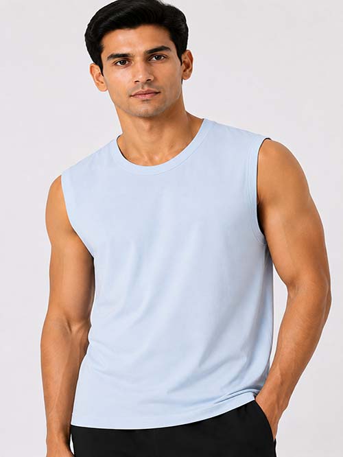 Men's Essential Solid Muscle Fit Tank Top