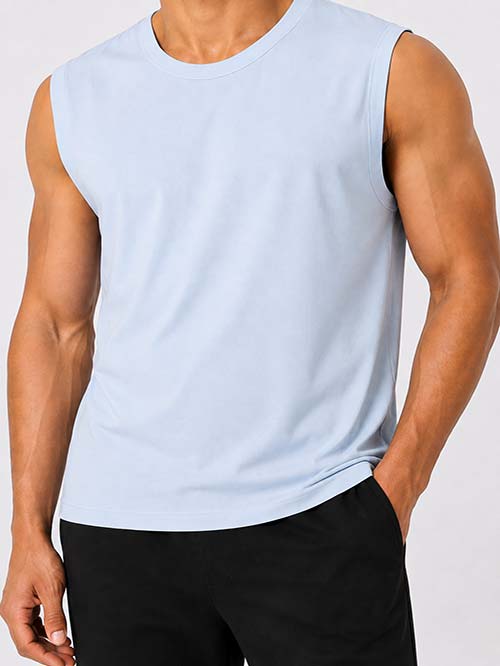 Men's Essential Solid Muscle Fit Tank Top