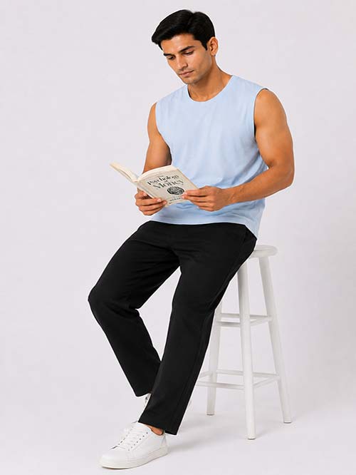 Men's Essential Solid Muscle Fit Tank Top