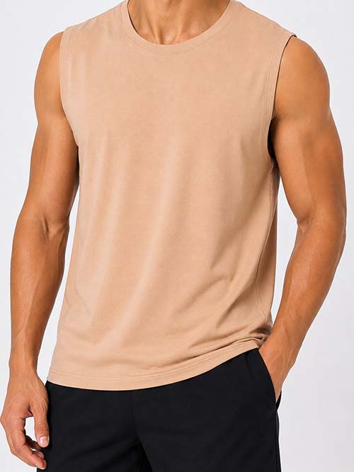 Men's Essential Solid Muscle Fit Tank Top