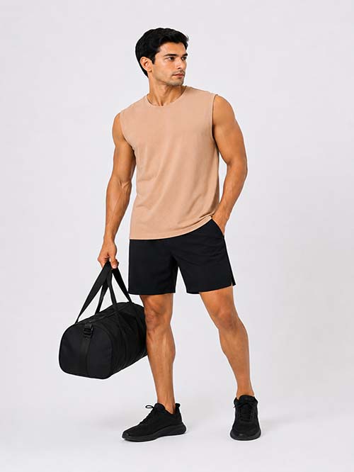 Men's Essential Solid Muscle Fit Tank Top