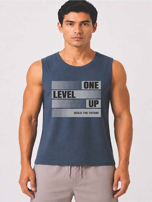 Men Graphic Printed Muscle Tank