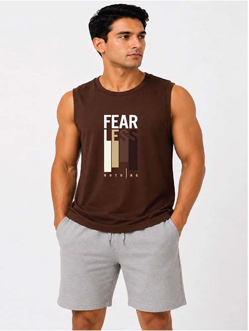 Men Graphic Printed Muscle Tank