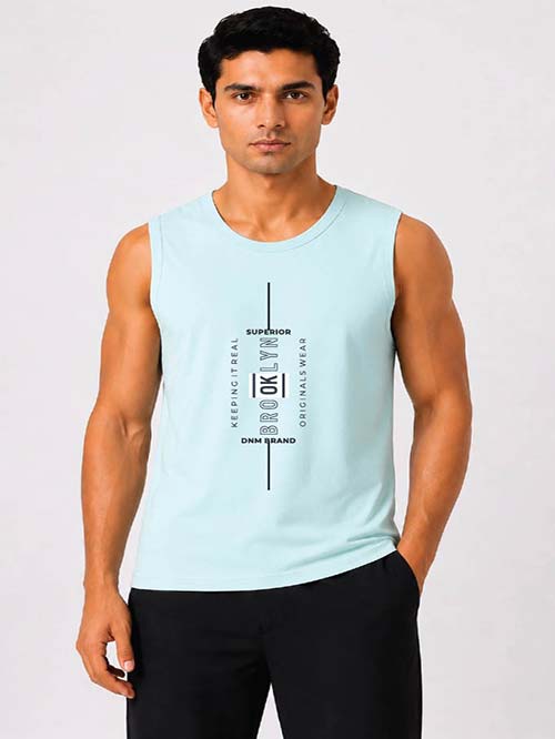 Men Graphic Printed Muscle Tank