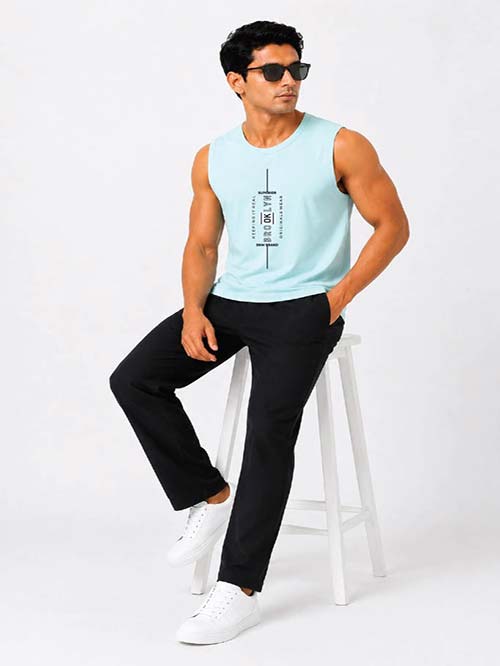 Men Graphic Printed Muscle Tank