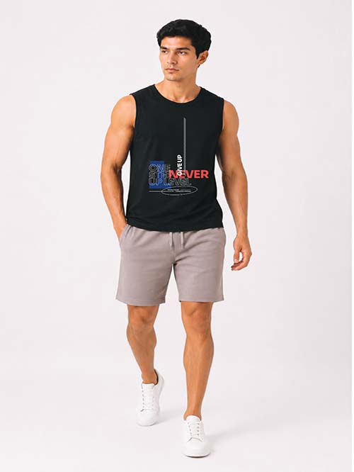 Men Graphic Printed Muscle Tank