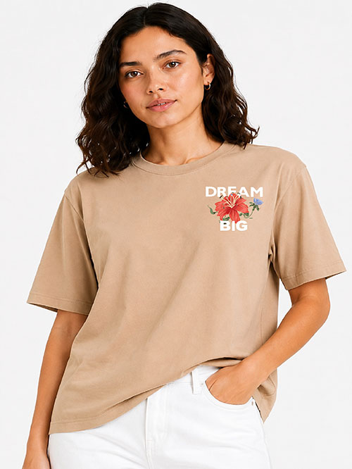 Super Combed Cotton Rich Oversized Printed T-shirt