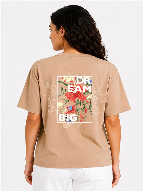 Super Combed Cotton Rich Oversized Printed T-shirt