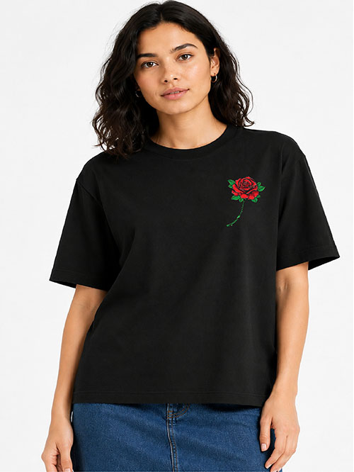 Super Combed Cotton Rich Oversized Printed T-shirt