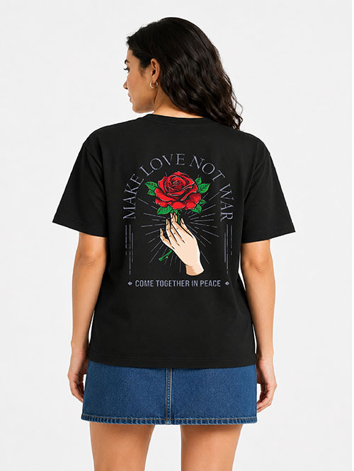 Super Combed Cotton Rich Oversized Printed T-shirt
