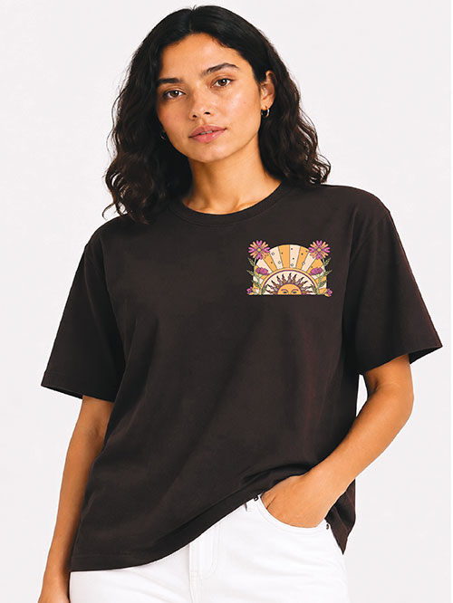 Super Combed Cotton Rich Oversized Printed T-shirt