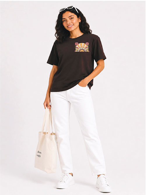 Super Combed Cotton Rich Oversized Printed T-shirt