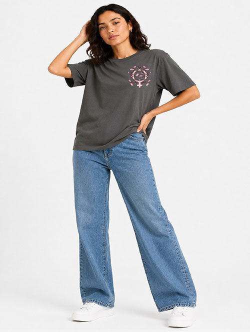 Super Combed Cotton Rich Oversized Printed T-shirt