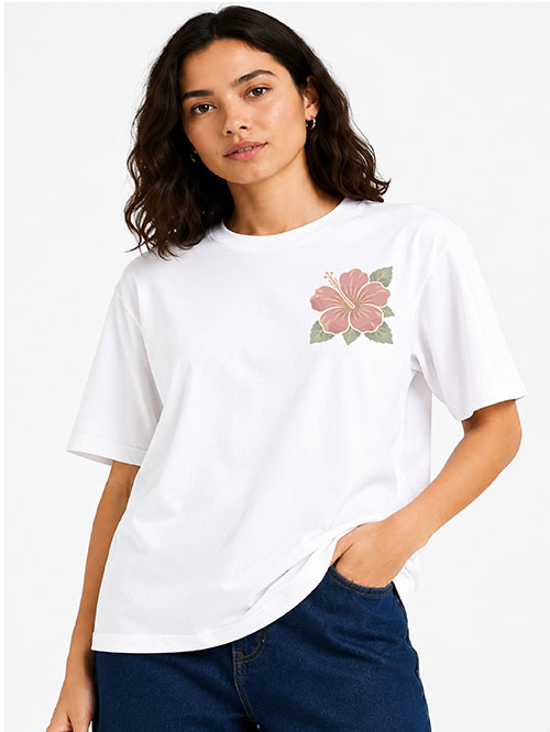 Super Combed Cotton Rich Oversized Printed T-shirt