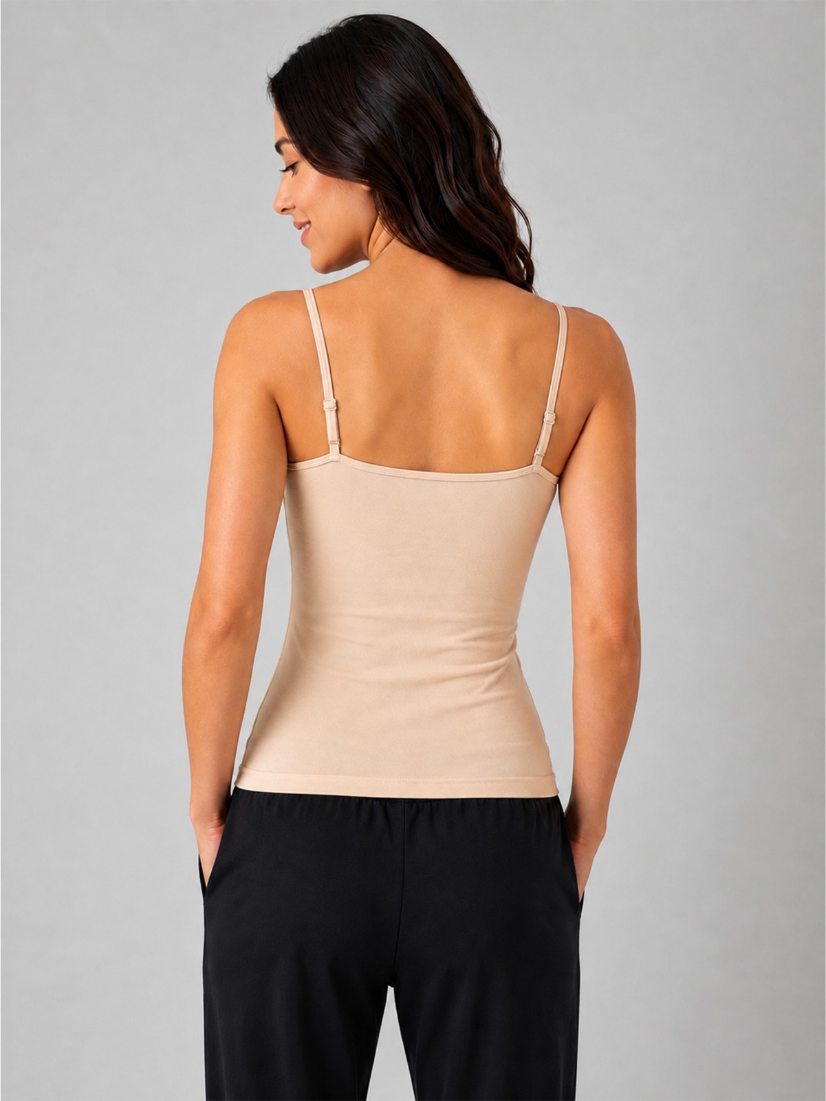 Super Combed Cotton Camisole with Adjustable Straps